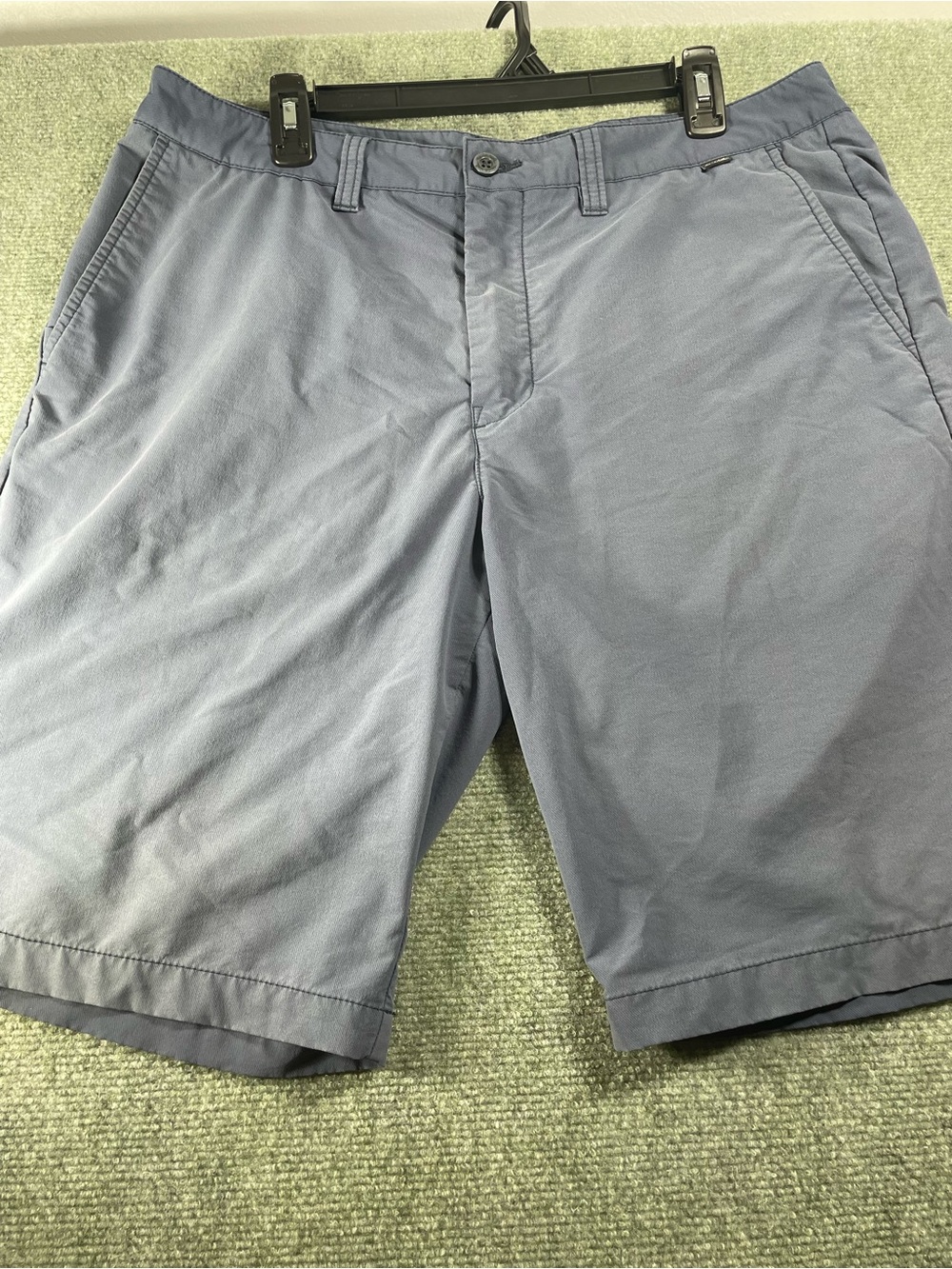 Travis Mathew Men's Flat Front Shorts in Slate Blue